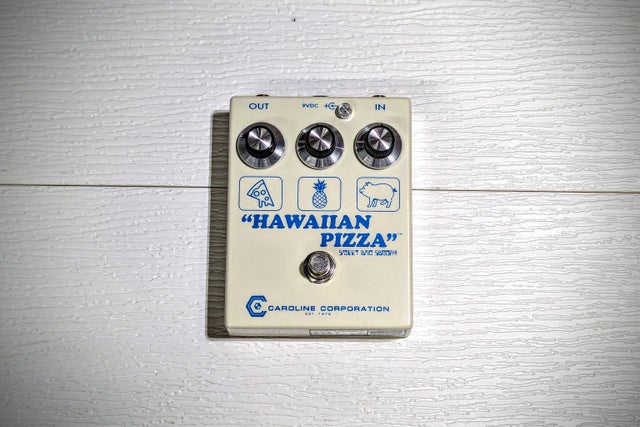ギター Hawaiian Pizza /CarolineGuitarCompany Caroline Guitar Company Hawaiian Pizza Fuzz Pedal - White